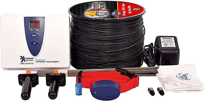 Photo of an in-ground fence kit