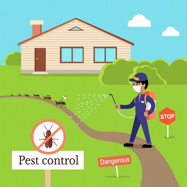 Pest control cartoon