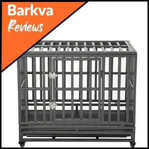 06 LUCKUP Heavy-Duty Dog Crate 